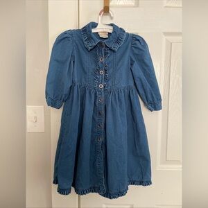 VTG Laura Ashley Blue Kids Casual Dress